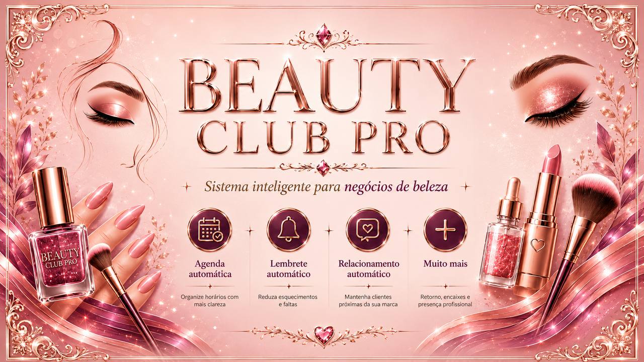 Beauty Club Pro — sistema inteligente para negócios de beleza